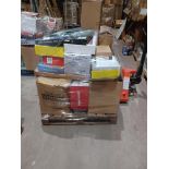 Pallet of Goods to contain; Train Set, Kids Games, Cleaning Goods, Lighting, Sauna Inhaler Set,