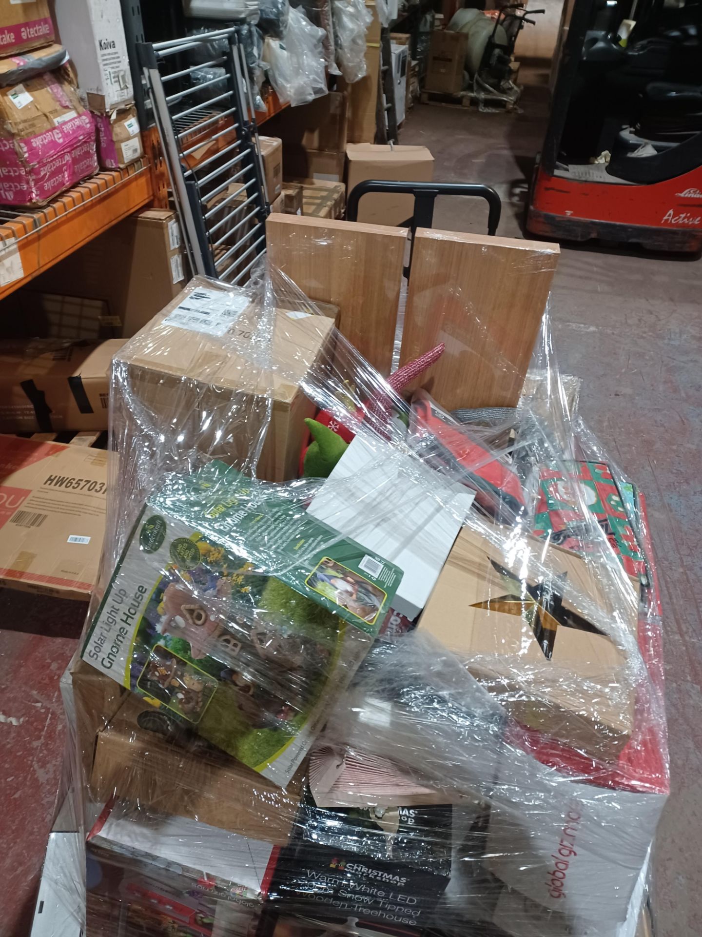 Pallet of Goods to contain; Kids Arcade Games, Vacuums, Garden Goods, Household Goods, Trees and - Image 4 of 4