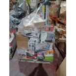 Pallet of Goods to contain; Health Griddle, Deluxe Air Lounger, Kettle, Grinder, Kitchen Goods,