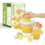 3 x Quest Nutri-Q 34210 Quick Press Electric Citrus Juicer / 2 Different Cone Sizes / 1.2L Jug /