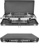 Milestone Camping 18929 Double Burner Gas Stove and Grill/Powerful Performance/Easy to Use/Compact