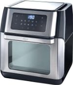 Quest 12L Digital Air Fryer Oven/Large Family Size / 5 in 1/ 10 Pre-Set Modes / 1500W / Rotisserie