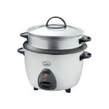 Quest 900W Rice Cooker & Steamer with Keep Warm Function, 2.2L/Non-Stick Inner Pot/Cooks Rice &