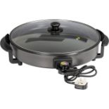 4 x Quest 35500 Multi-Function Electric Cooker Pan with Lid/Adjustable Thermostatic Control/Non-