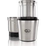 5 x Quest 34170 Electric Wet and Dry Grinder / One Touch Operation / Coffee, Spices, Nuts, Fruit,