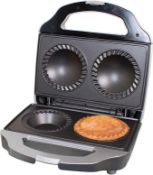 Quest 35970 Double Deep Fill Pie Maker/Features Built-In Crimping Edge & Separate Pastry Cutter/