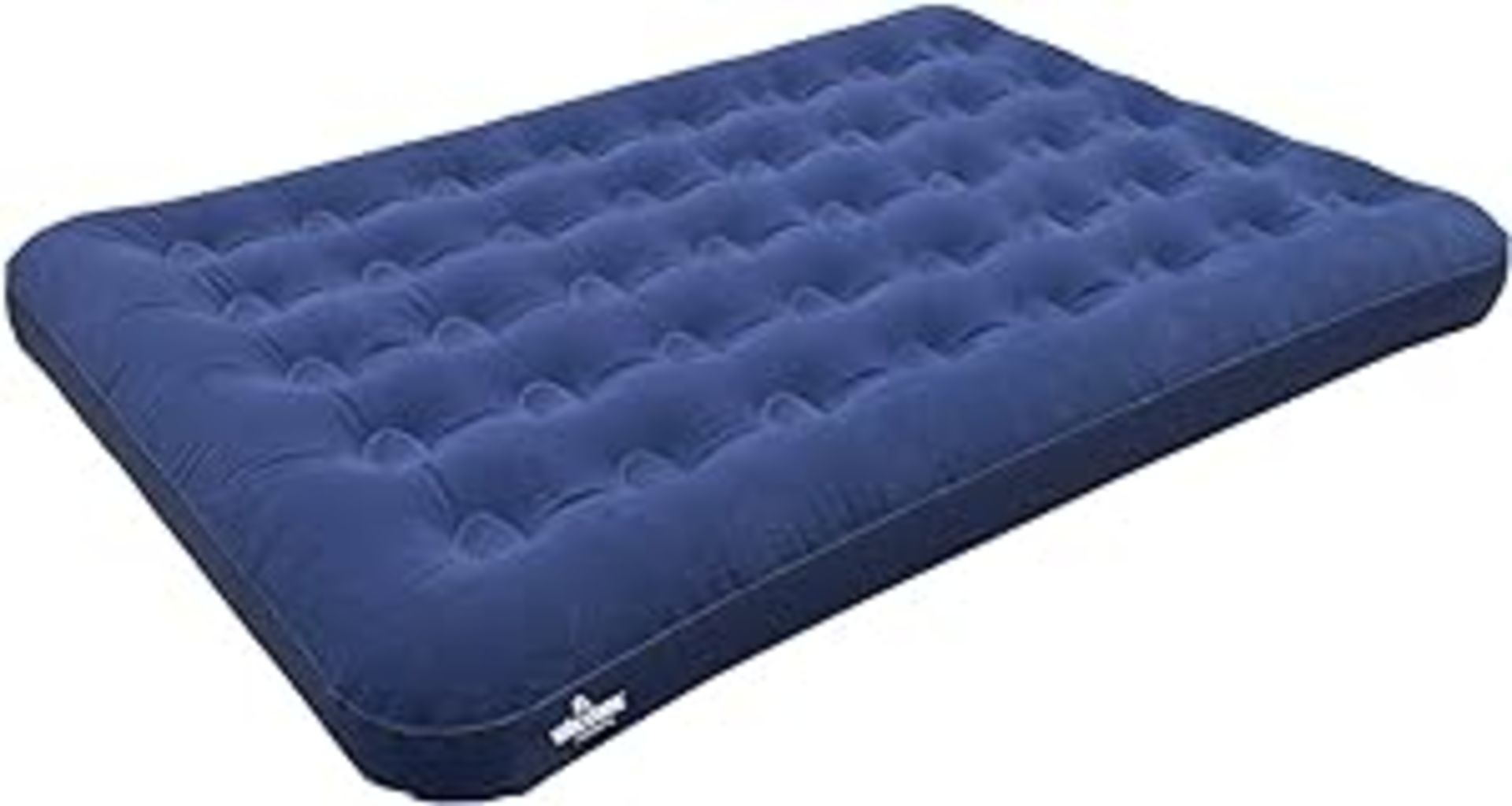 Milestone Camping 88010 Flocked Double Airbed/Easy Inflate & Deflate/Weatherproof/Great For Camping,