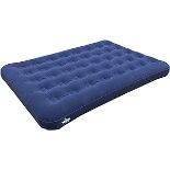 Milestone Camping 88010 Flocked Double Airbed/Easy Inflate & Deflate/Weatherproof/Great For Camping,