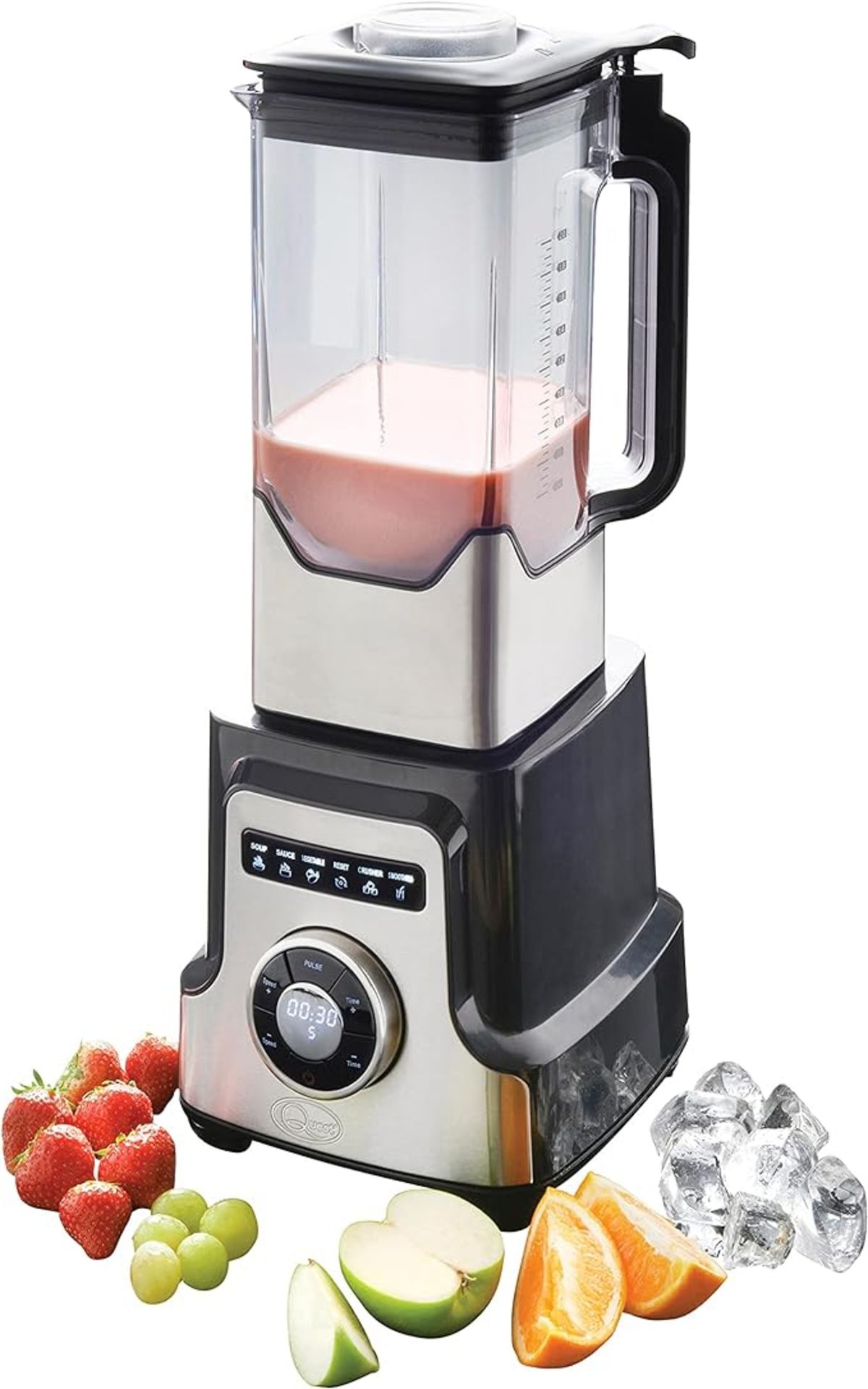 Quest 36189 2L High Speed Power Blender / 10 Speeds & 6 Blend Modes/Powerful 32000 RPM Motor/Makes