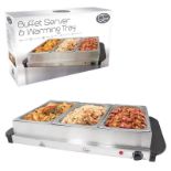 Quest Large Buffet Server & Warming Plate. - R9.1.. Quick and easy to set up and use. It has three