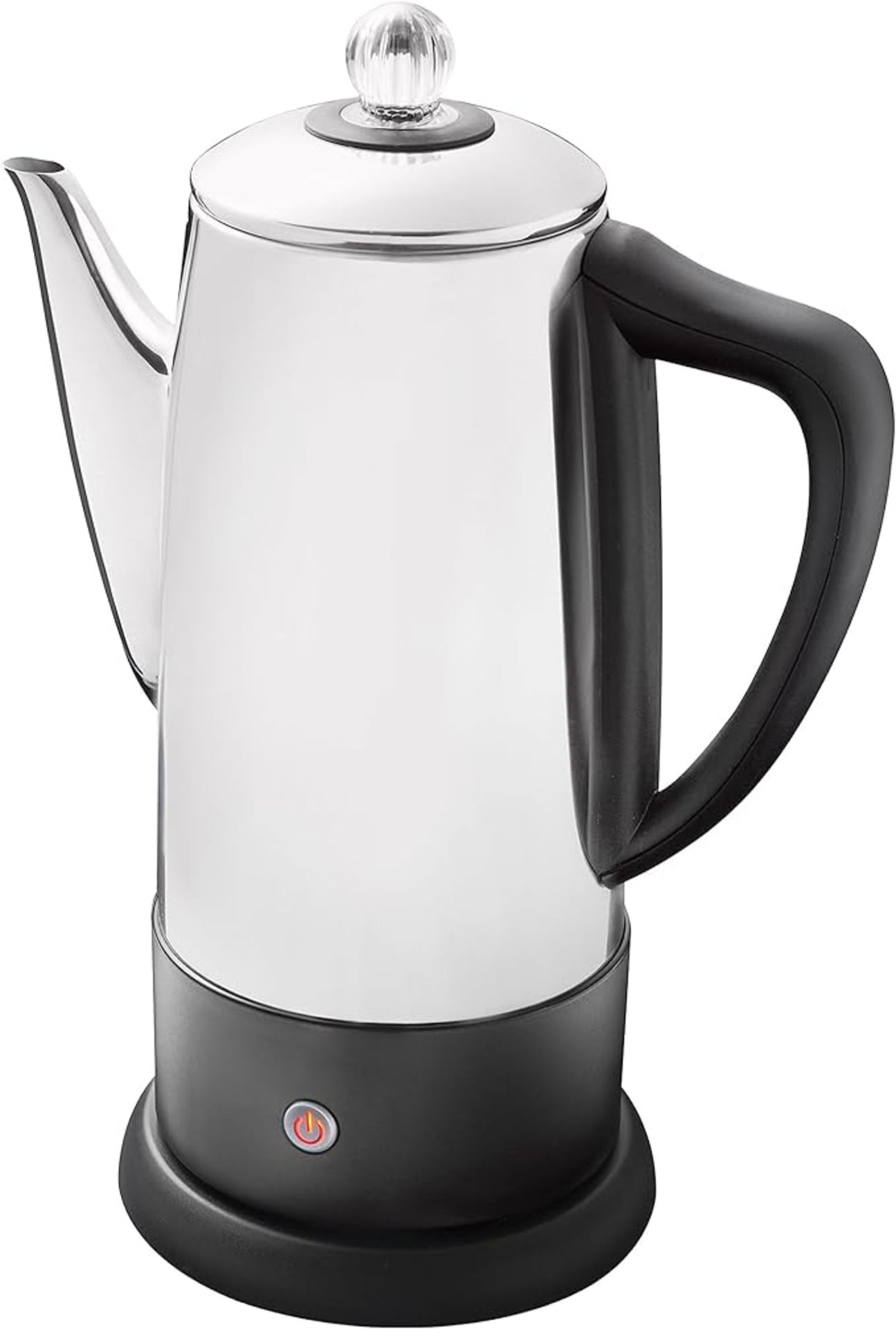 Quest 35200 Electric Coffee Percolator / 1.8L Stainless Steel Filter Coffee Machine / 30-45 Minute