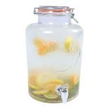 The Vintage Company 7.6L Airtight Glass Drinks Dispenser - Clear. - BW. Add the perfect finishing