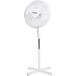 Benross 43930 16-Inch Standing Fan / Oscillating & Tilting Functions / 3 Speed Controls / Safe