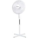 Benross 43930 16-Inch Standing Fan / Oscillating & Tilting Functions / 3 Speed Controls / Safe