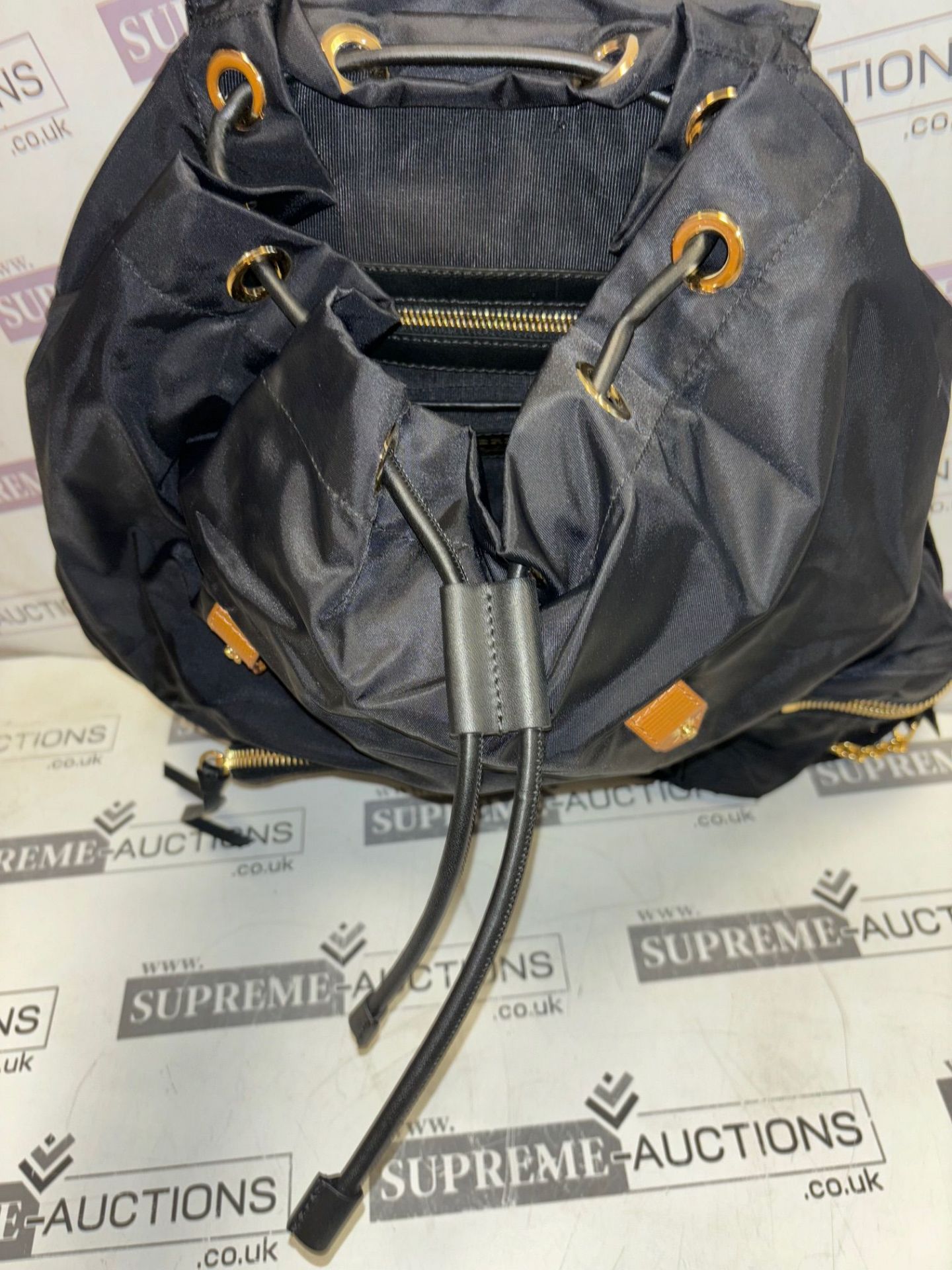 Genuine Burberry Nylon Medium Rucksack Backpack Black, personalised SBDC. Used for training. - Image 6 of 6