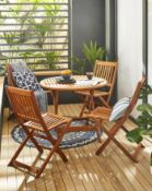Wood Bistro Set with 4 Chairs *3 boxes* - ER26