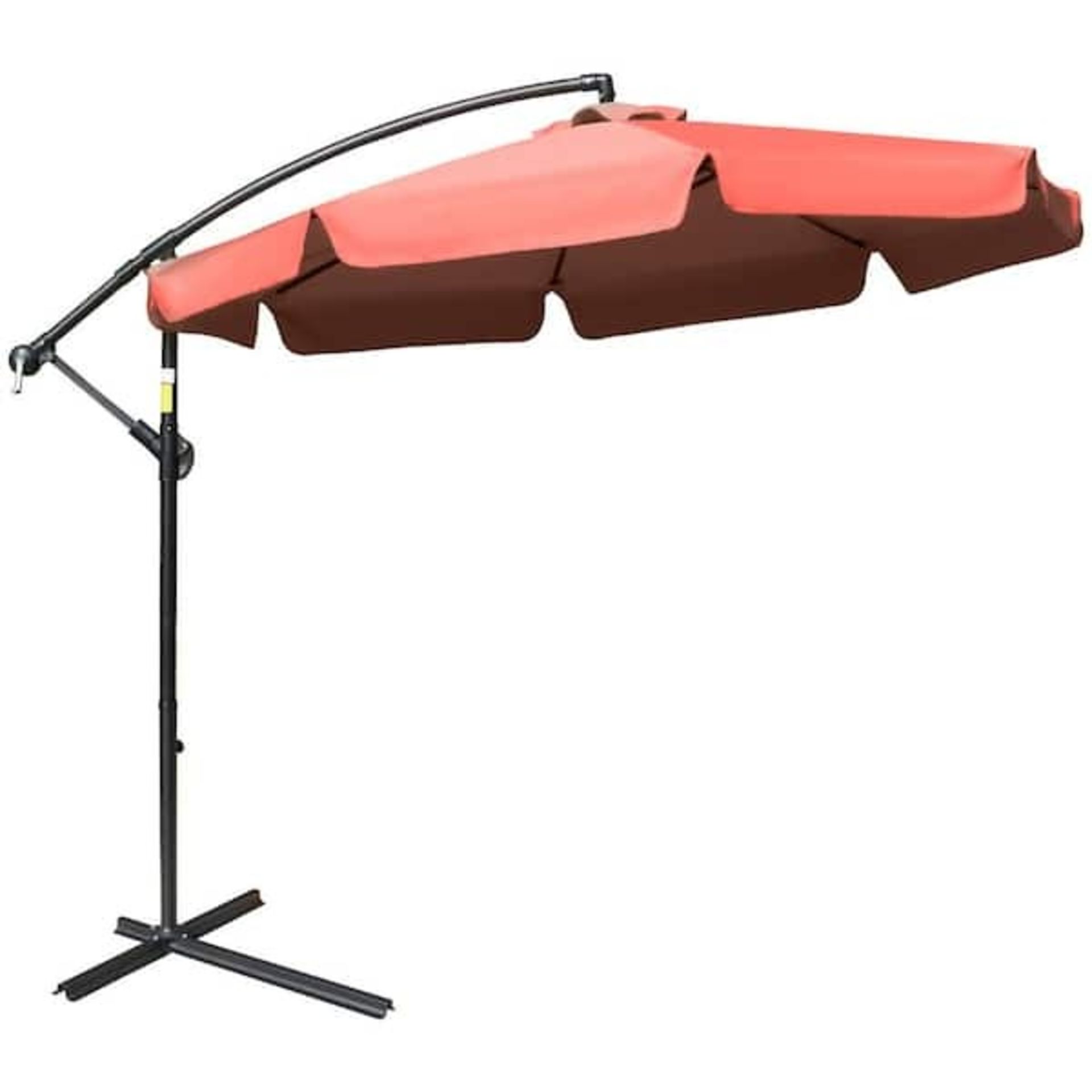 Outsunny 9 ft. Offset Hanging Umbrella Cantilever Patio Umbrella - ER27