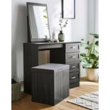 Kingston Dressing Table Set Grey/Oak - ER27