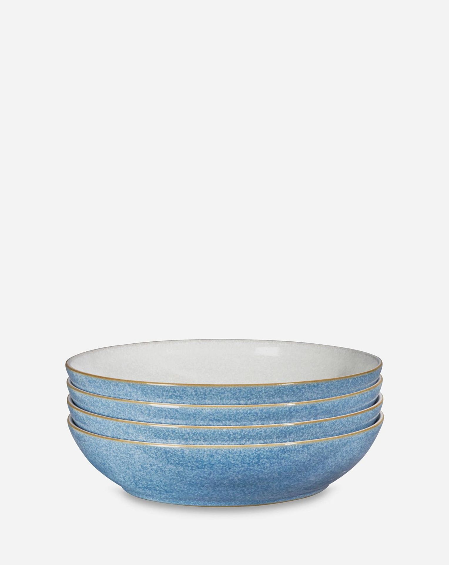 Elements Glaze 4 Pasta Bowls Blue - ER22 *Design may vary]