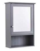New England Mirror Cabinet Grey - ER26