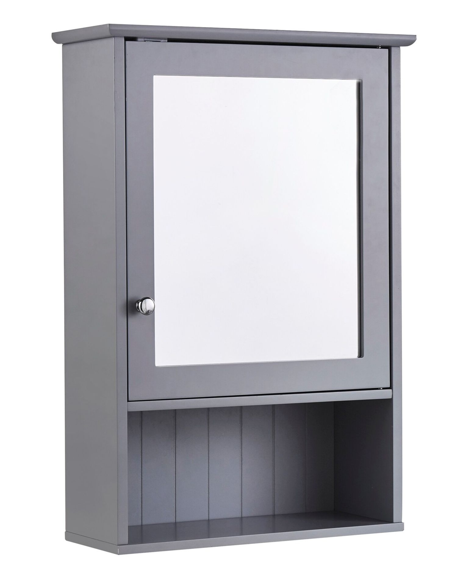 New England Mirror Cabinet Grey - ER26