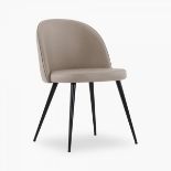 Grace Dining Chair, Taupe/Dark Legs - ER27