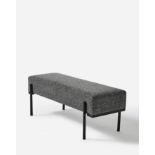 Gray & Osbourn No.141 Mid-Century End-Bed Ottoman Bench Charcoal - ER26