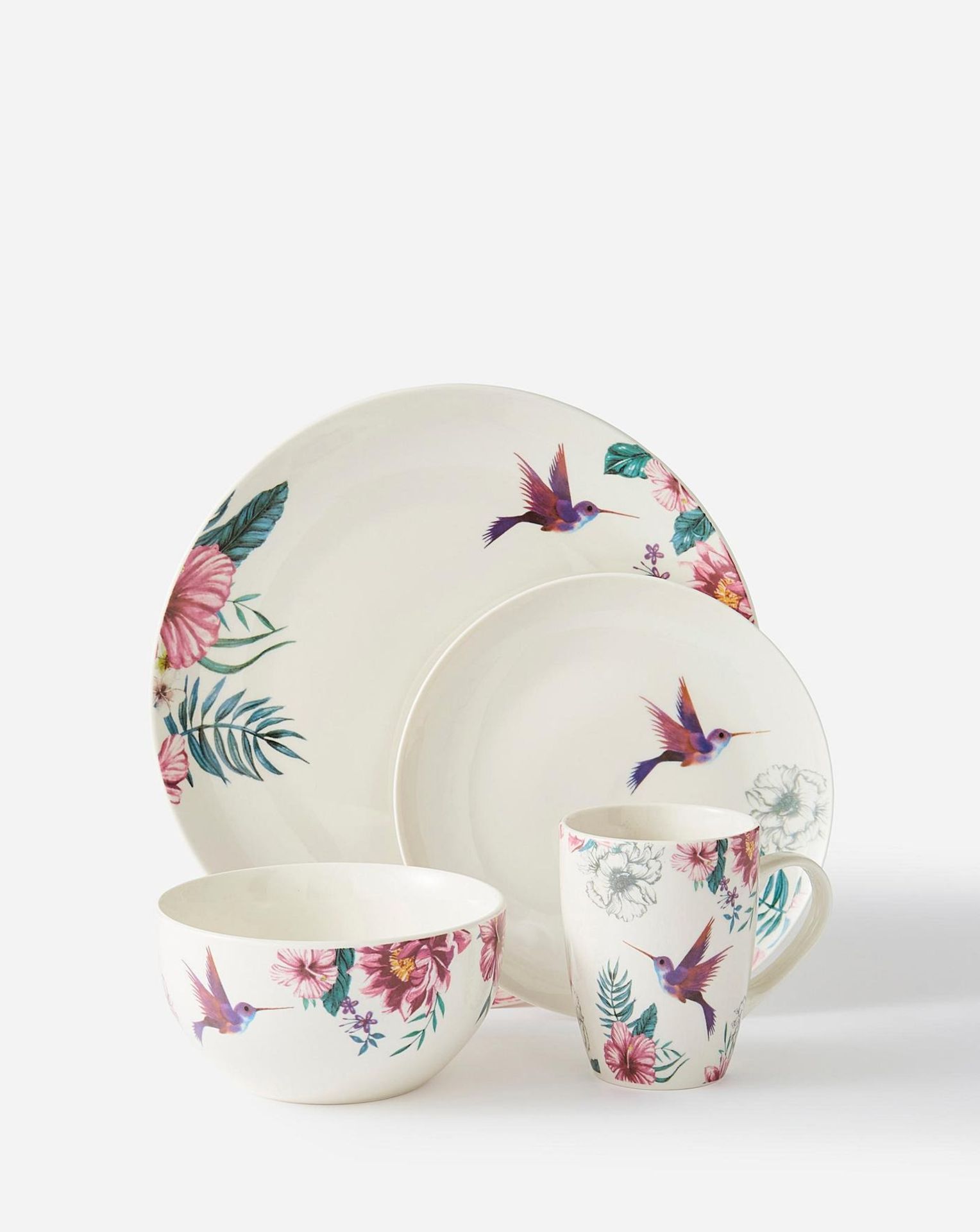 Birds 16 Piece Dinner Set - ER22