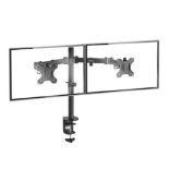 Dual Arm Desk Mount with Clamp - ER35