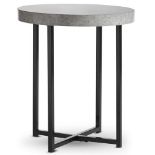 Concrete Effect Side Table - ER33