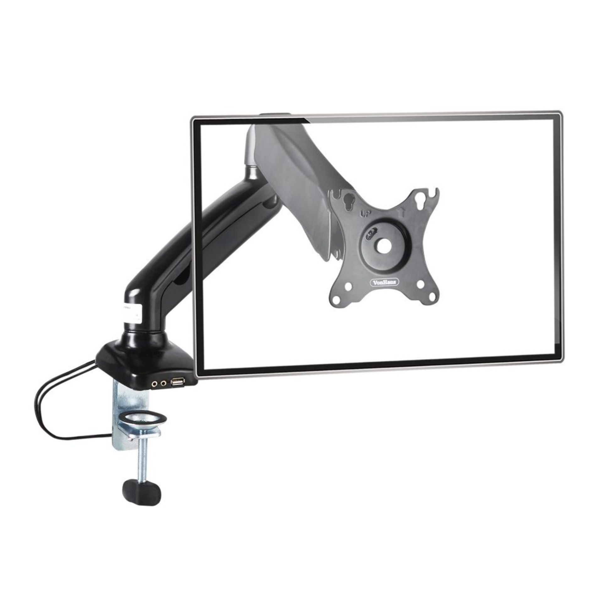 Single Arm Gas Mount with Clamp - ER33