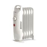 6 Fin 800W Oil Filled Radiator - White - ER34