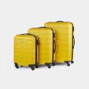 3pc Bumblebee Yellow Luggage Set - ER35