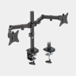 Dual Arm Desk Mount with Clamp - ER51