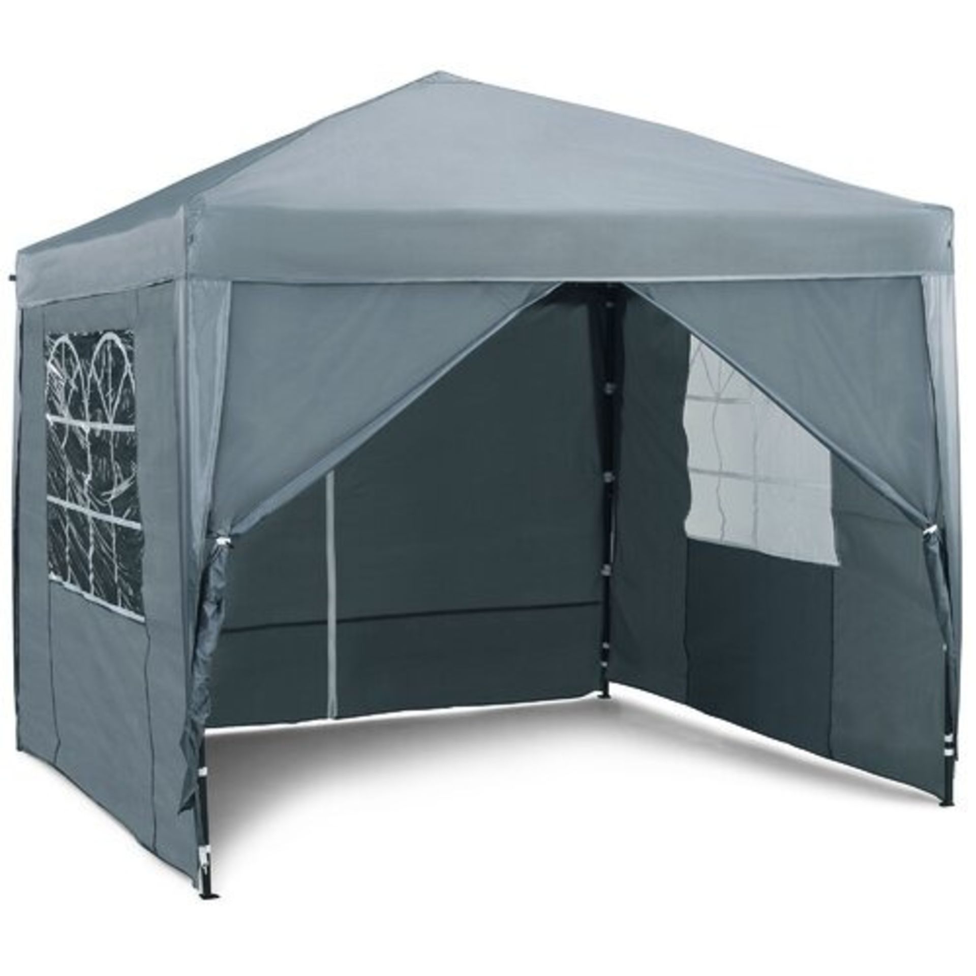 Slate Grey Pop-up Gazebo Set 2.5 X 2.5m - ER35