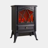 1850W Small Black Stove Heater - ER38