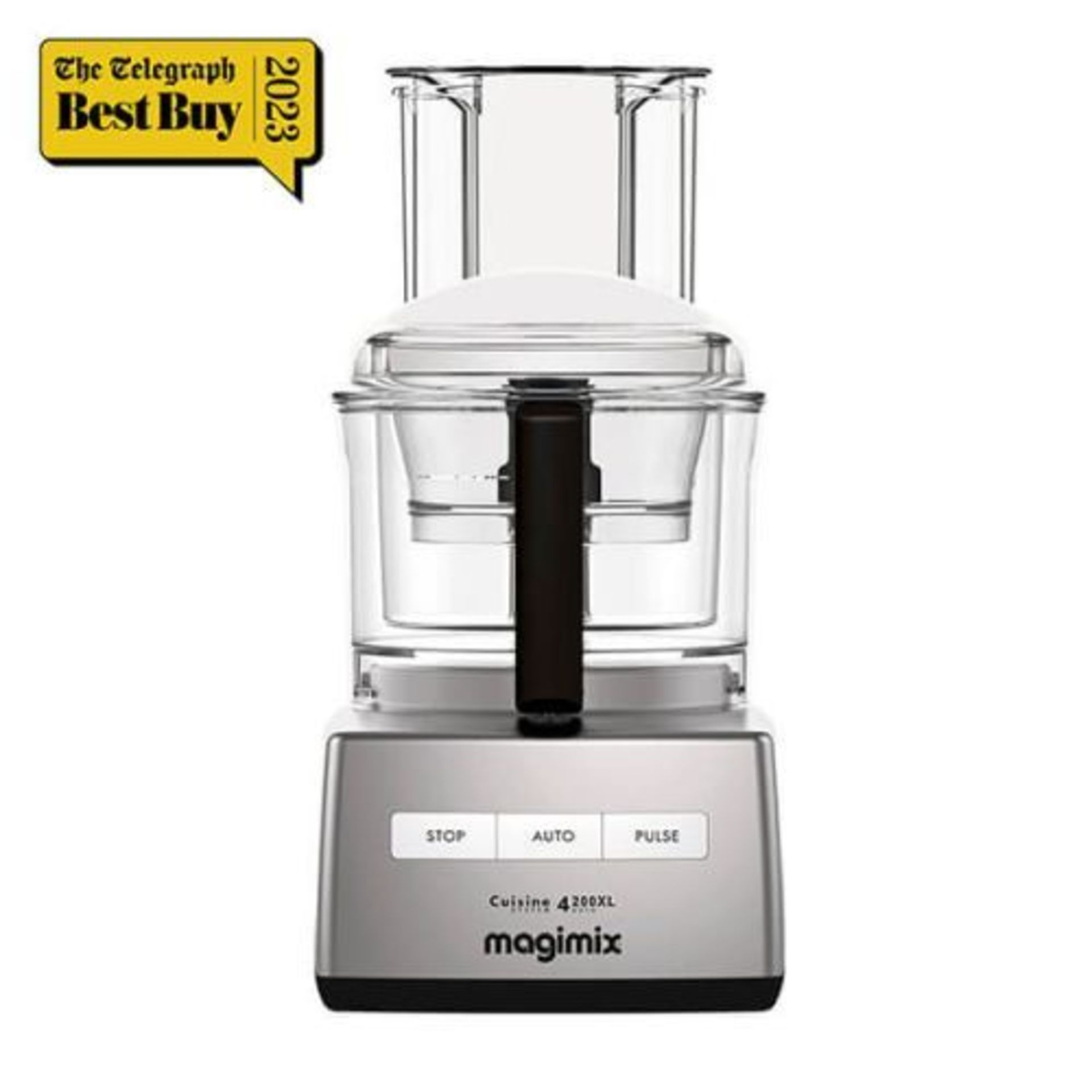 Magimix 4200XL Satin Food Processor. - EBR1. RRP £440.00. Ideal for families, the Magimix 4200XL