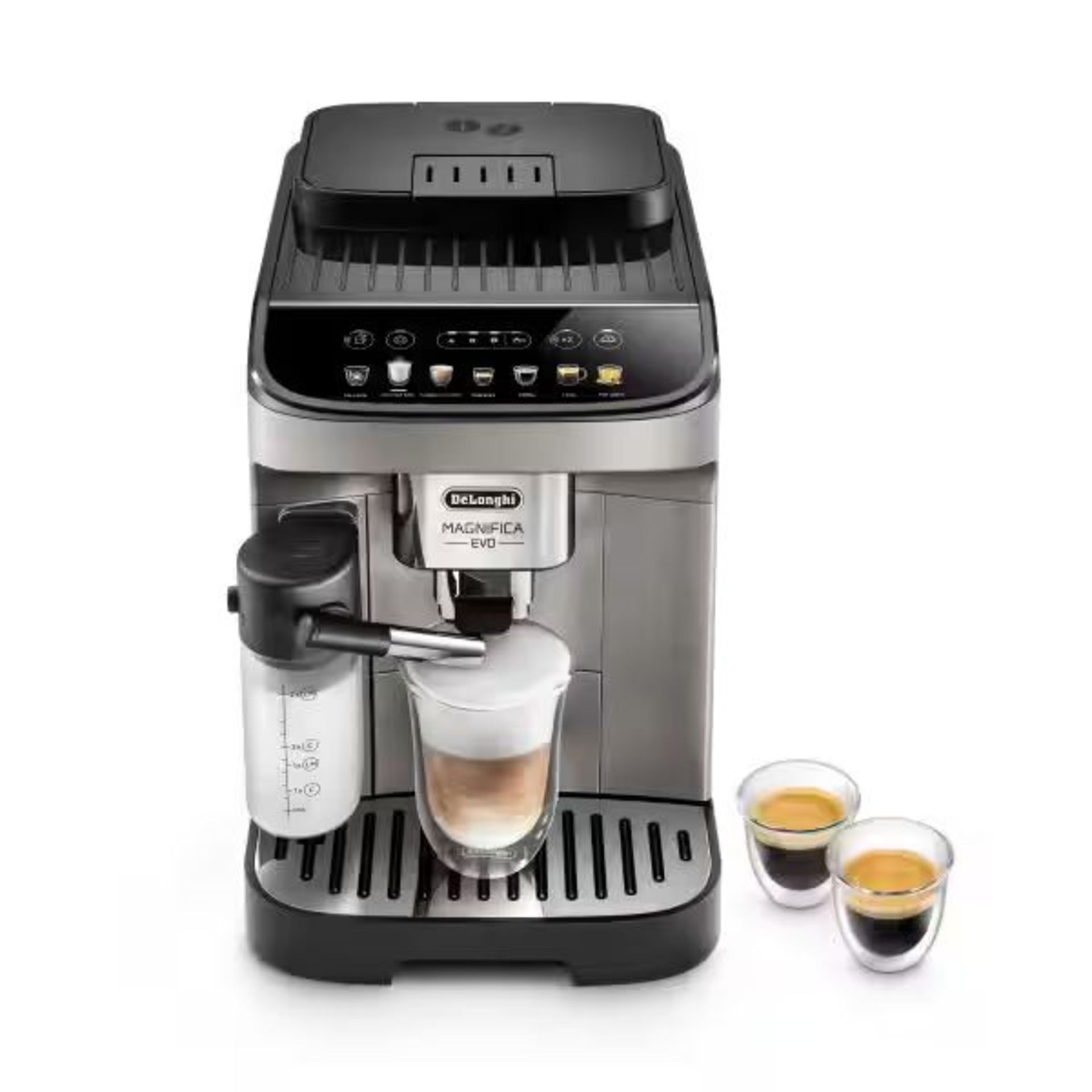 Delonghi Magnifica Evo Fully Automatic Bean to Cup machine - Titanium & Black. - EBR3. RRP £619.