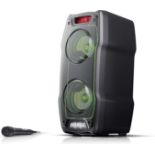 SHARP PS-929 180W High Power Portable Party Speaker Hi-Fi System with Built in Rechargeable Battery,