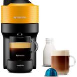 Nespresso Vertuo Pop Automatic Pod Coffee Machine for Americano, Decaf, Espresso by Magimix in Mango