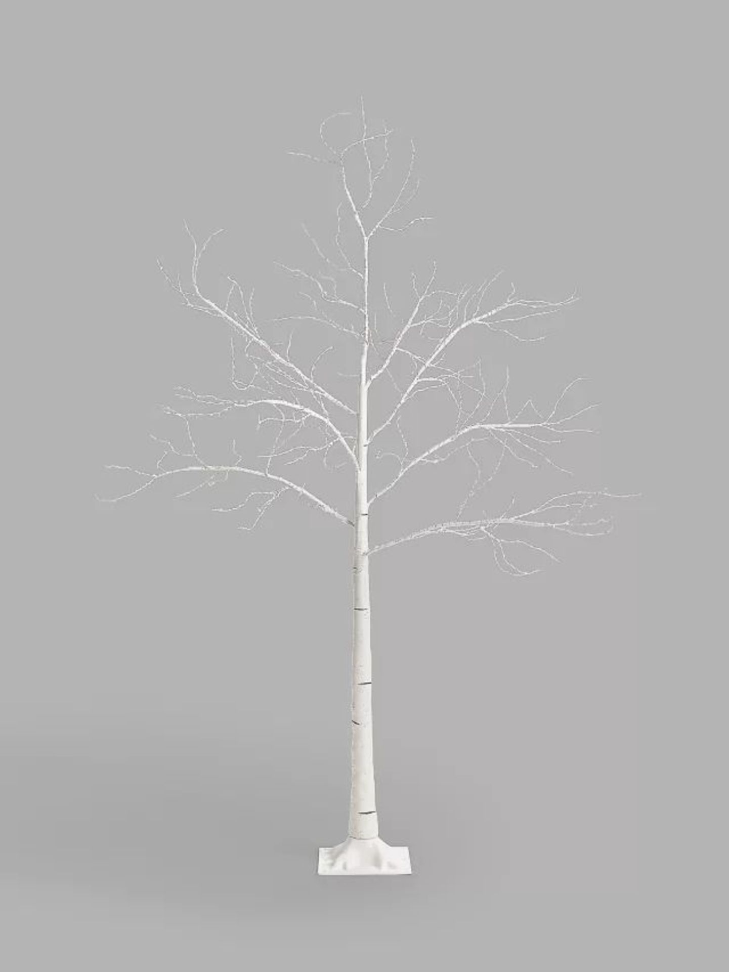 John Lewis Pre-Lit Birch Twig Tree, Pure White, 6ft. - EBR3.