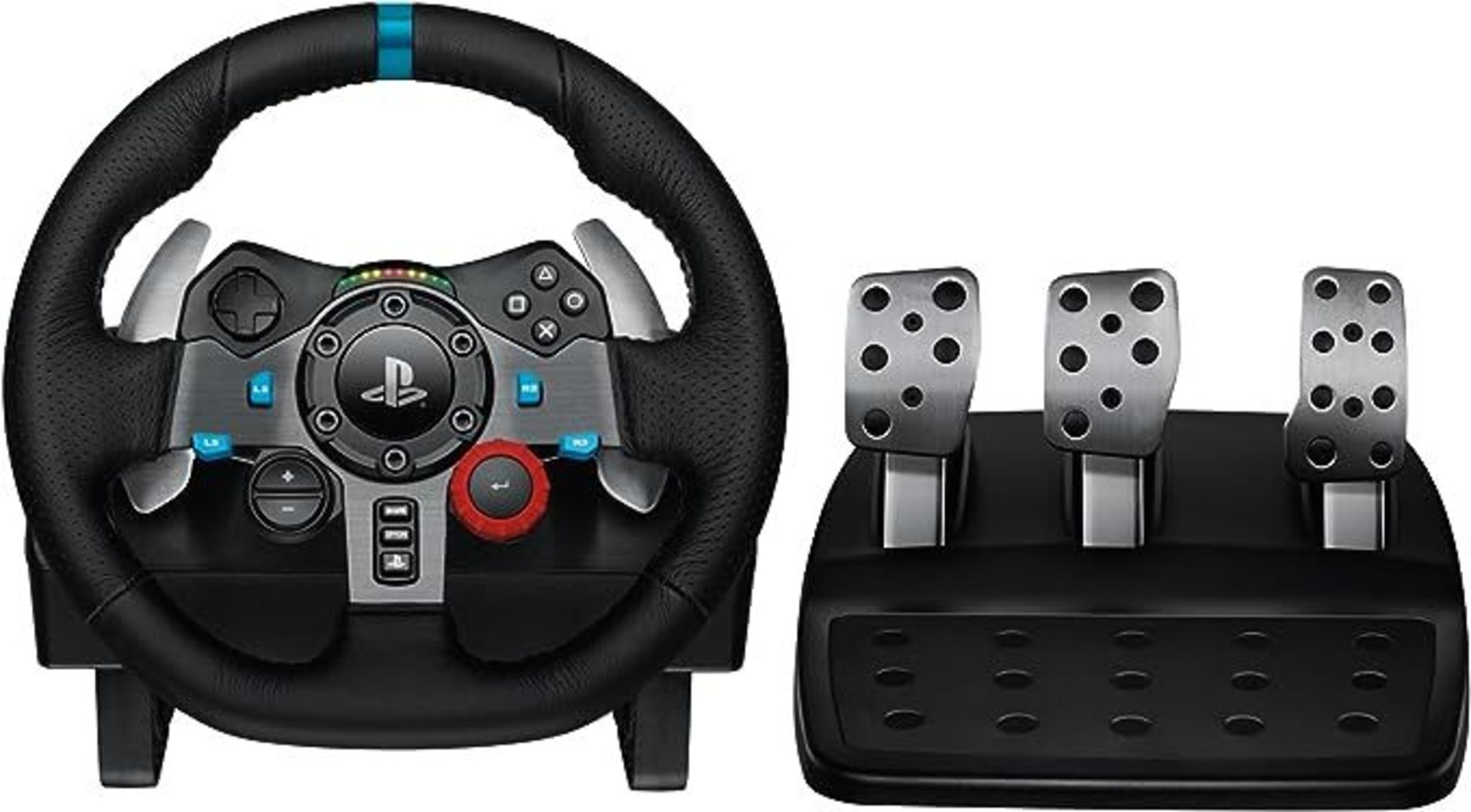 Logitech G29 Driving Force Racing Wheel and Floor Pedals, Real Force Feedback, Stainless Steel