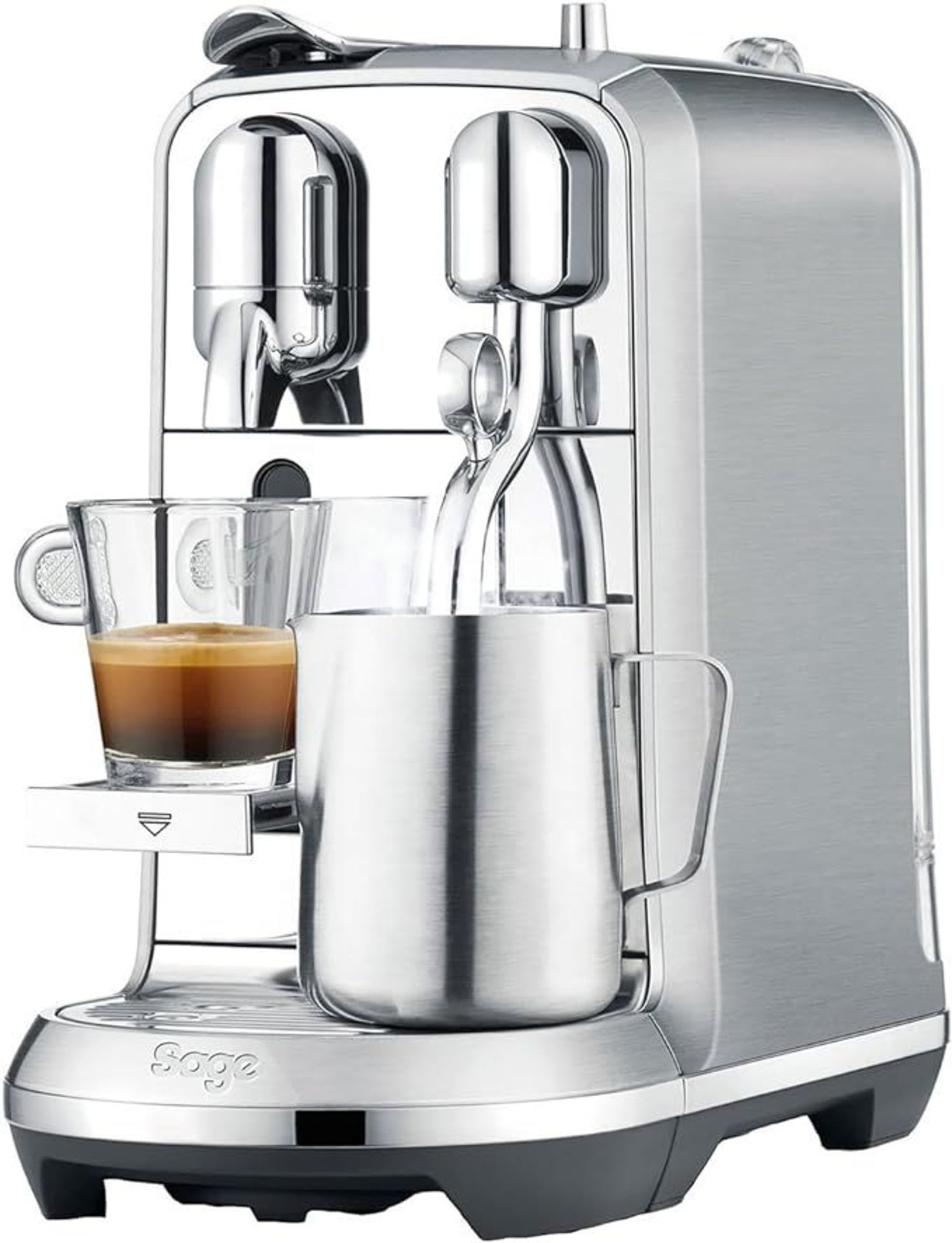 Nespresso Creatista Plus Automatic Pod Coffee Machine with Milk Frother Wand for Espresso,