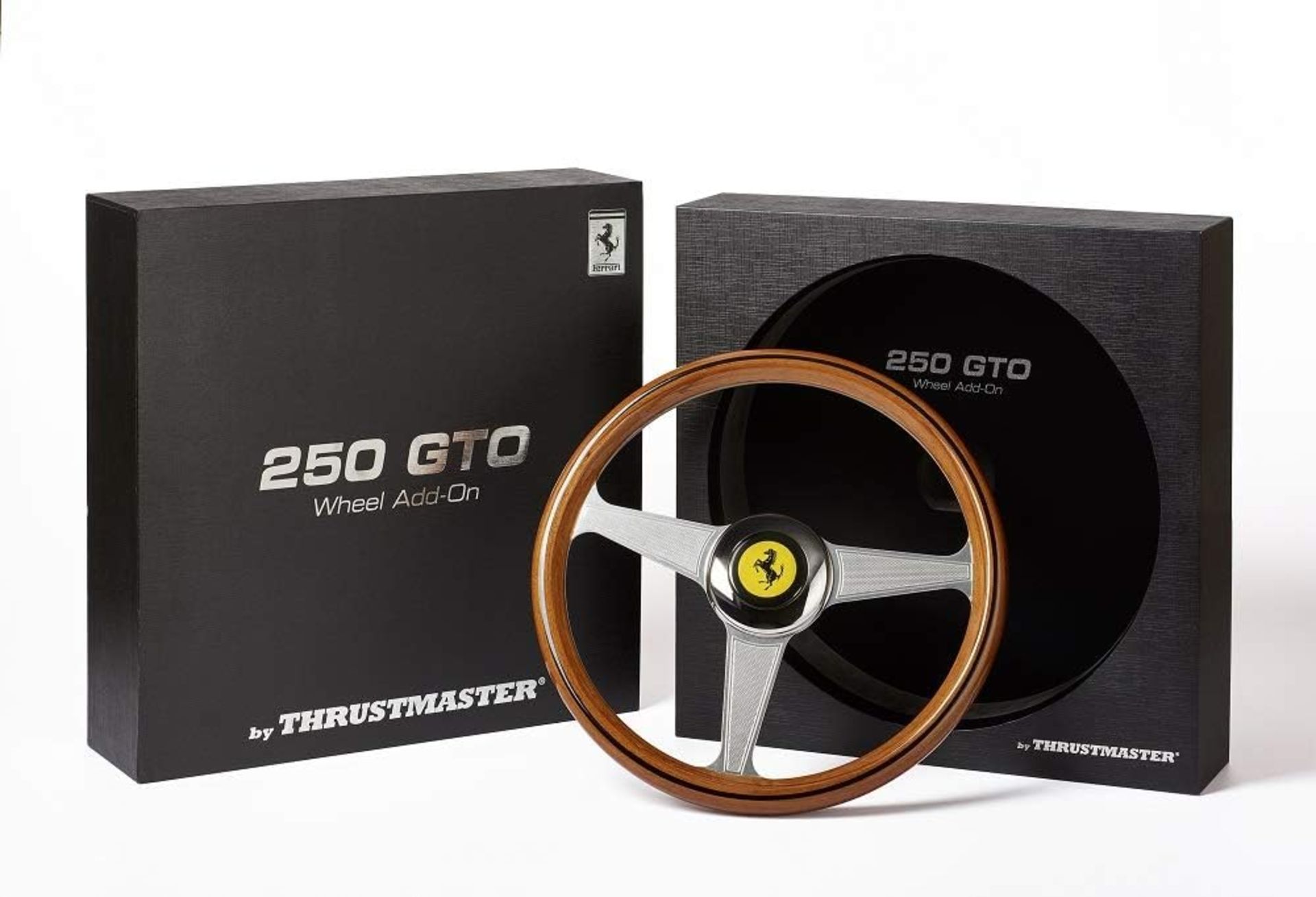 NEW & BOXED THRUSTMASTER FERRARI 250 GTO Wheel Add On. RRP £344.99. Officially licensed by