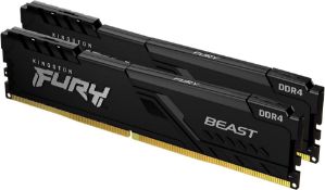 4x BRAND NEW FACTORY SEALED KINGSTON Fury Beast DDR4 16GB Kit (KF432C16BBK2/16). RRP £49.99 EACH.