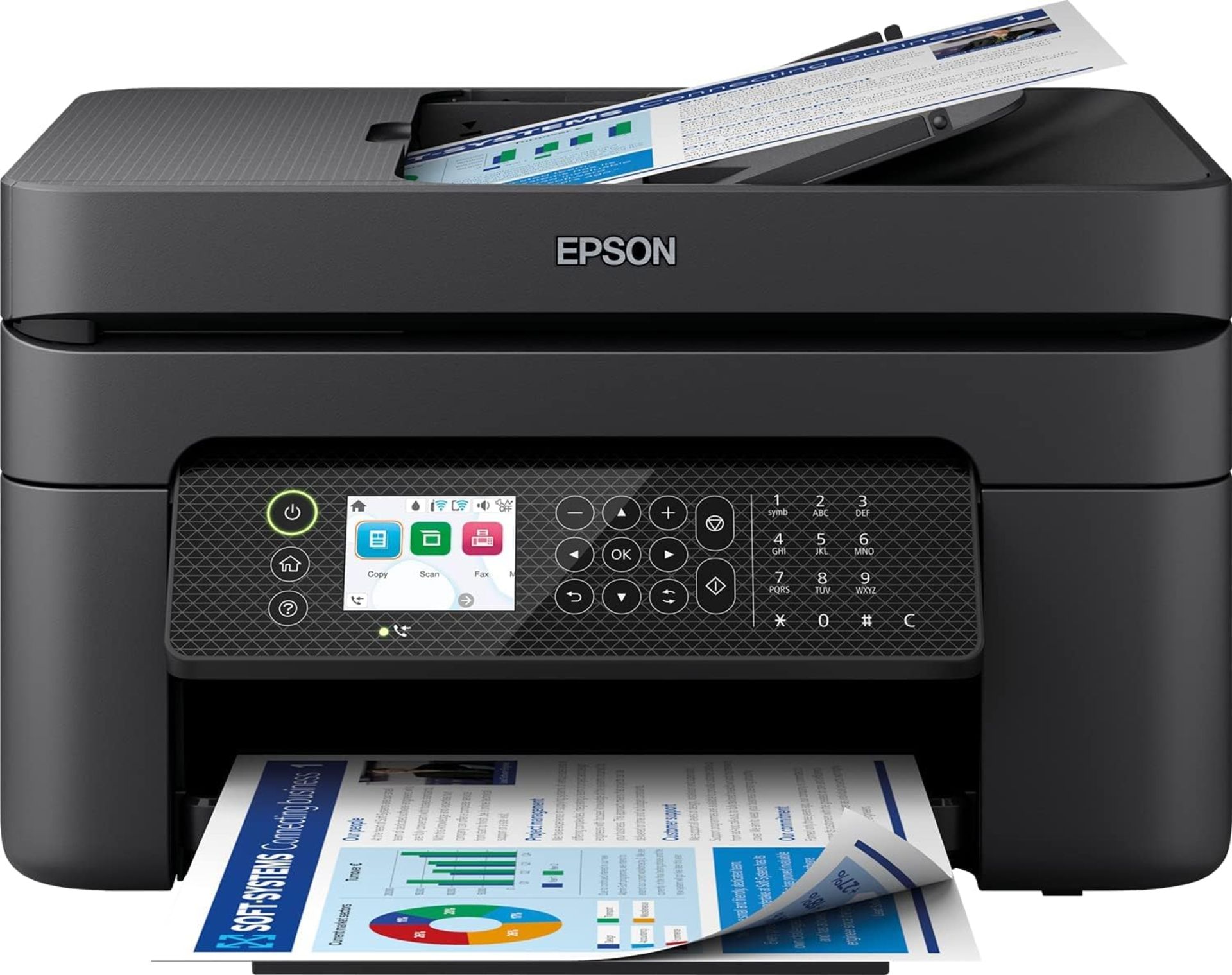 EPSON WF-2950DWF A4 Multifunction Wireless Inkjet Printer. RRP £99.99. (R6R). COMPACT AND