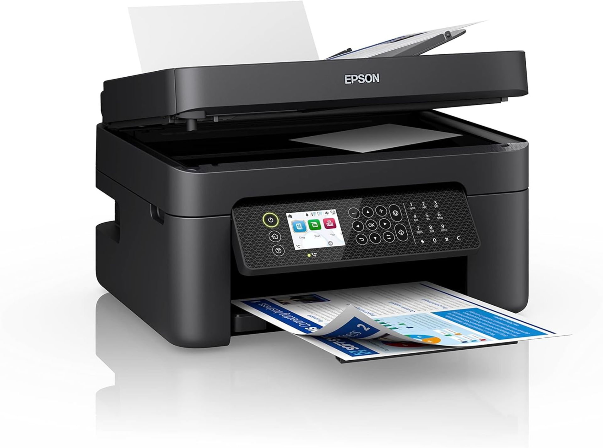 EPSON WF-2950DWF A4 Multifunction Wireless Inkjet Printer. RRP £99.99. (R6R). COMPACT AND - Image 2 of 9