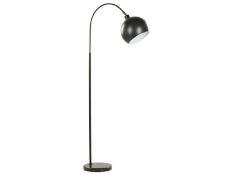 Metal Floor Lamp Black GUMARA RRP £150 - ER20