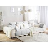 Large XL Oversize Living Room 4 Seater Sofa White RRP £1500 *design may vary from picture* - ER24