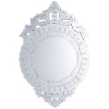 Wall Mirror 67 x 100 cm Silver CRAON RRP £450 - ER20